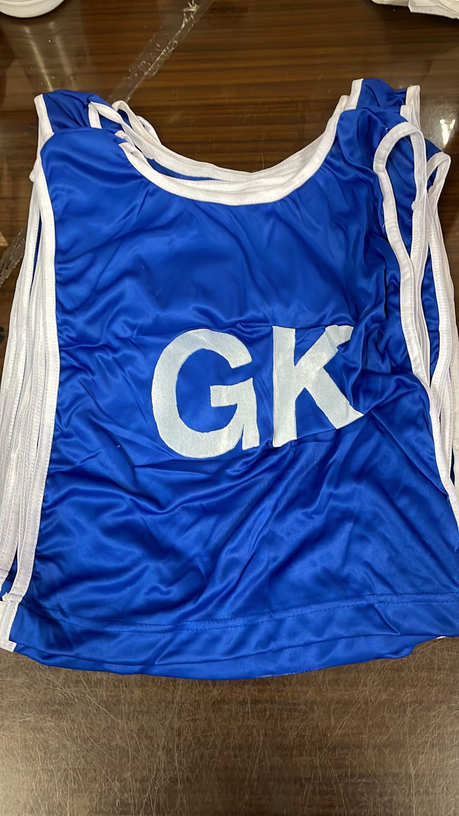 Gilbert Netball Size 4 Ball, Netball Rings Pair, Net Pair, 7 Bibs & Inflating Needle Pin