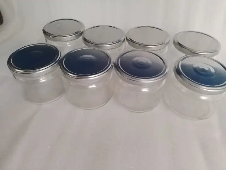 330Ml Glass Jars, Mason for canning, Spices, fruit, or preserves with Airtight SilverLids/Cap