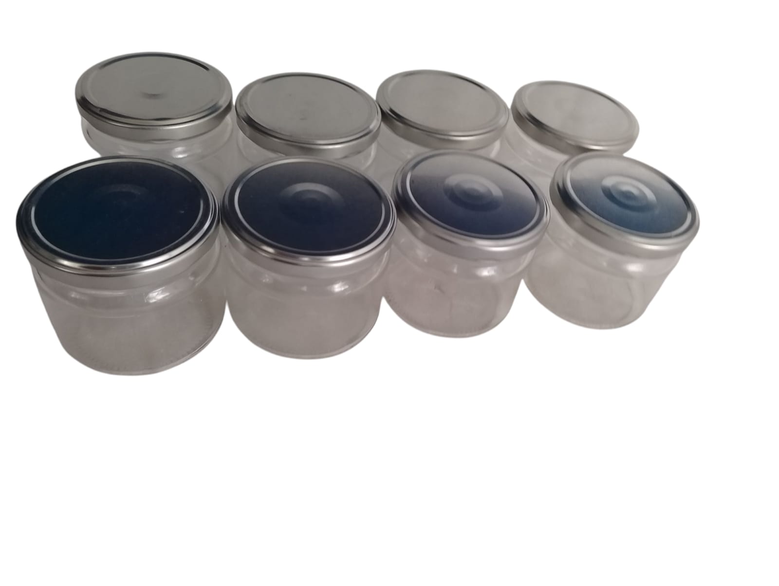 330Ml Glass Jars, Mason for canning, Spices, fruit, or preserves with Airtight SilverLids/Cap