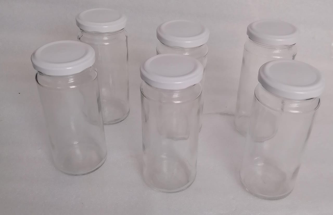 250ML Mason Jars Glass Canning Jars with Airtight Lids, Glass Storage Containers for Overnight Oats, Jam, Jelly, Honey, Beans, Spice,