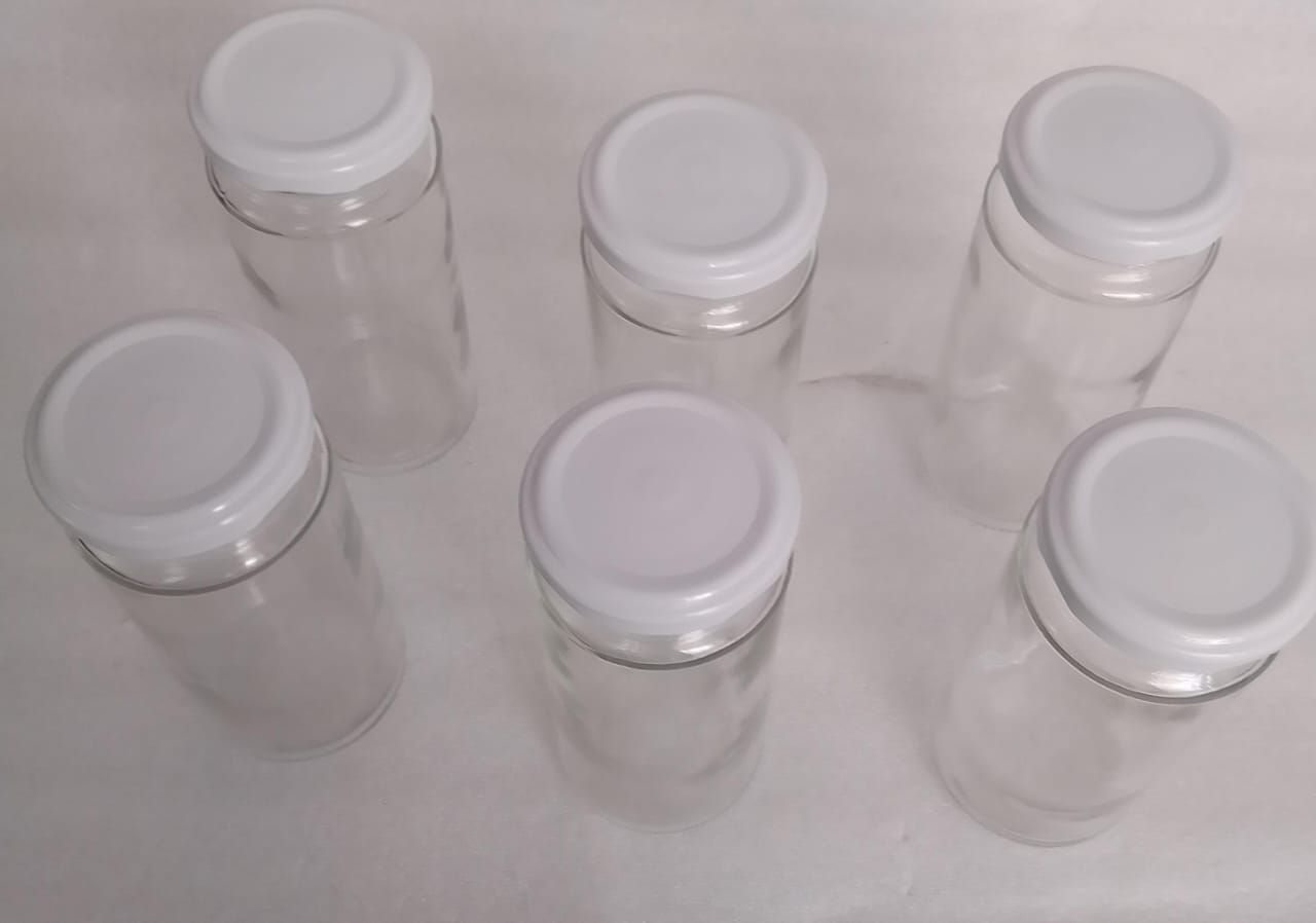 250ML Mason Jars Glass Canning Jars with Airtight Lids, Glass Storage Containers for Overnight Oats, Jam, Jelly, Honey, Beans, Spice,