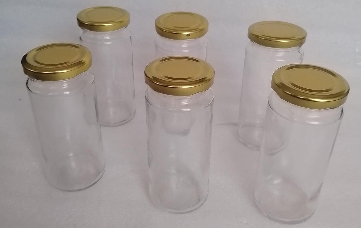 250ML Mason Jars Glass Gold Lids Canning Jars with Airtight Lids, Glass Storage Containers for Overnight Oats, Jam, Jelly, Honey, Beans, Spice,