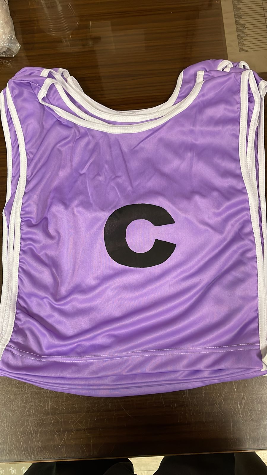 Netball Bibs 7 Pack Vests Violet with Position Markings, Youth and  – Ideal for Teams & Schools