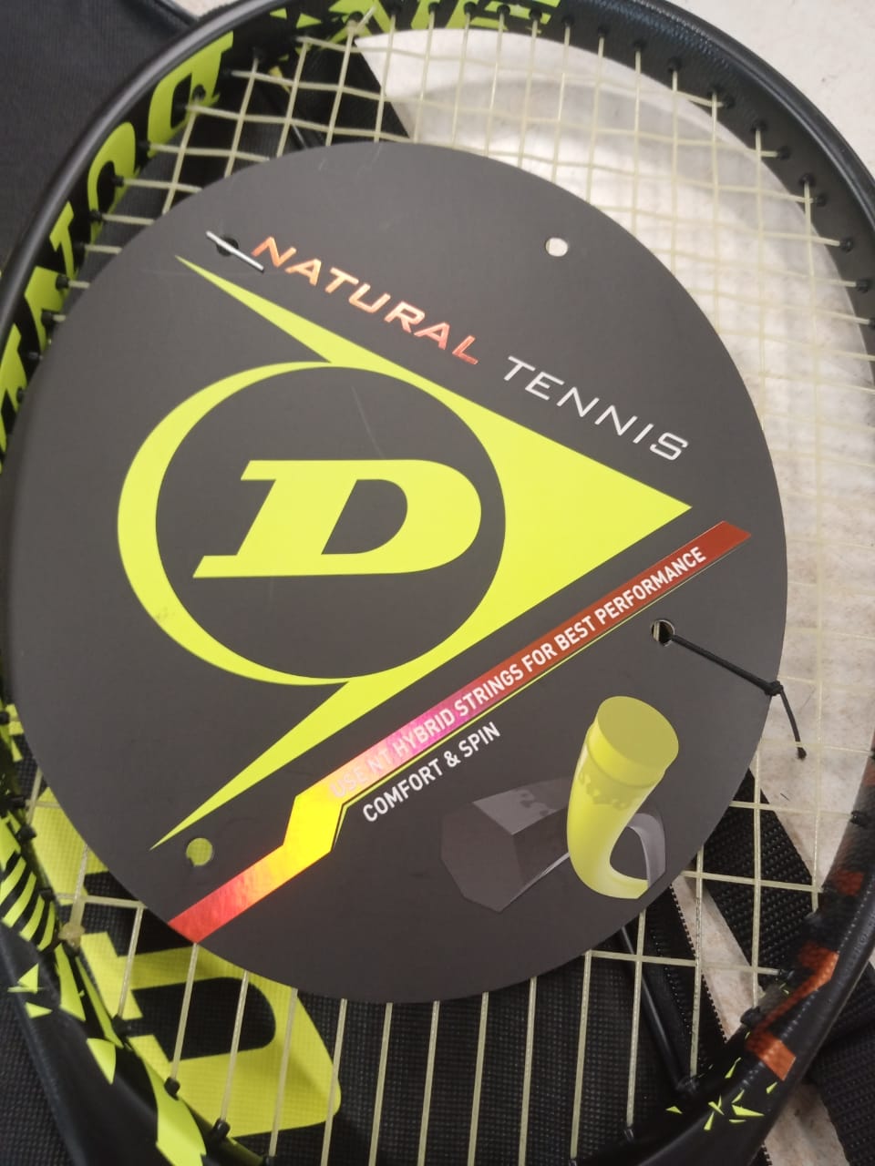 Dunlop Tennis Racket Nitro Elite -G4-HL 27 Inches 260G Black and White Grip G4