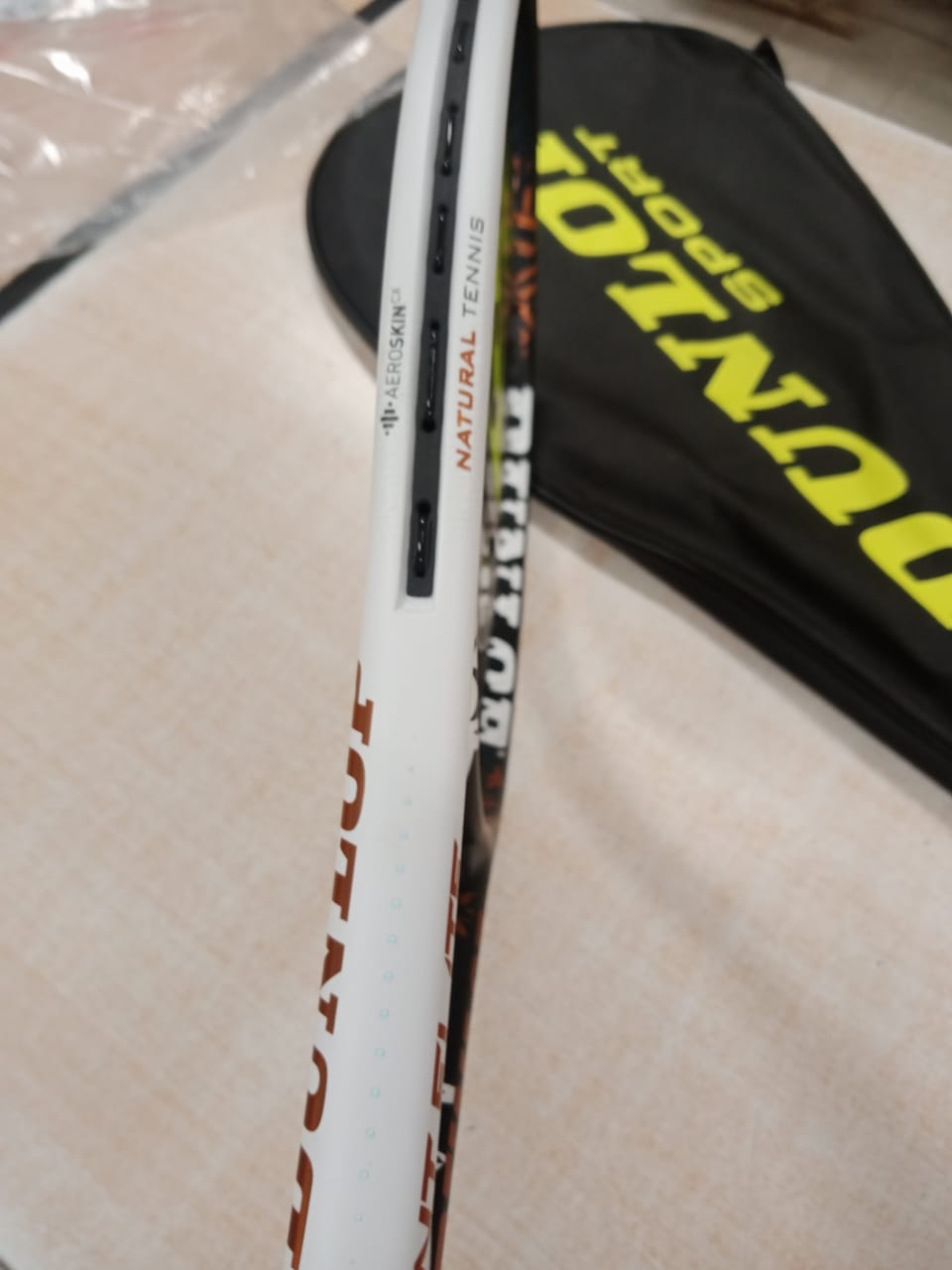 Dunlop Tennis Racket Nitro Elite -G4-HL 27 Inches 260G Black and White Grip G4