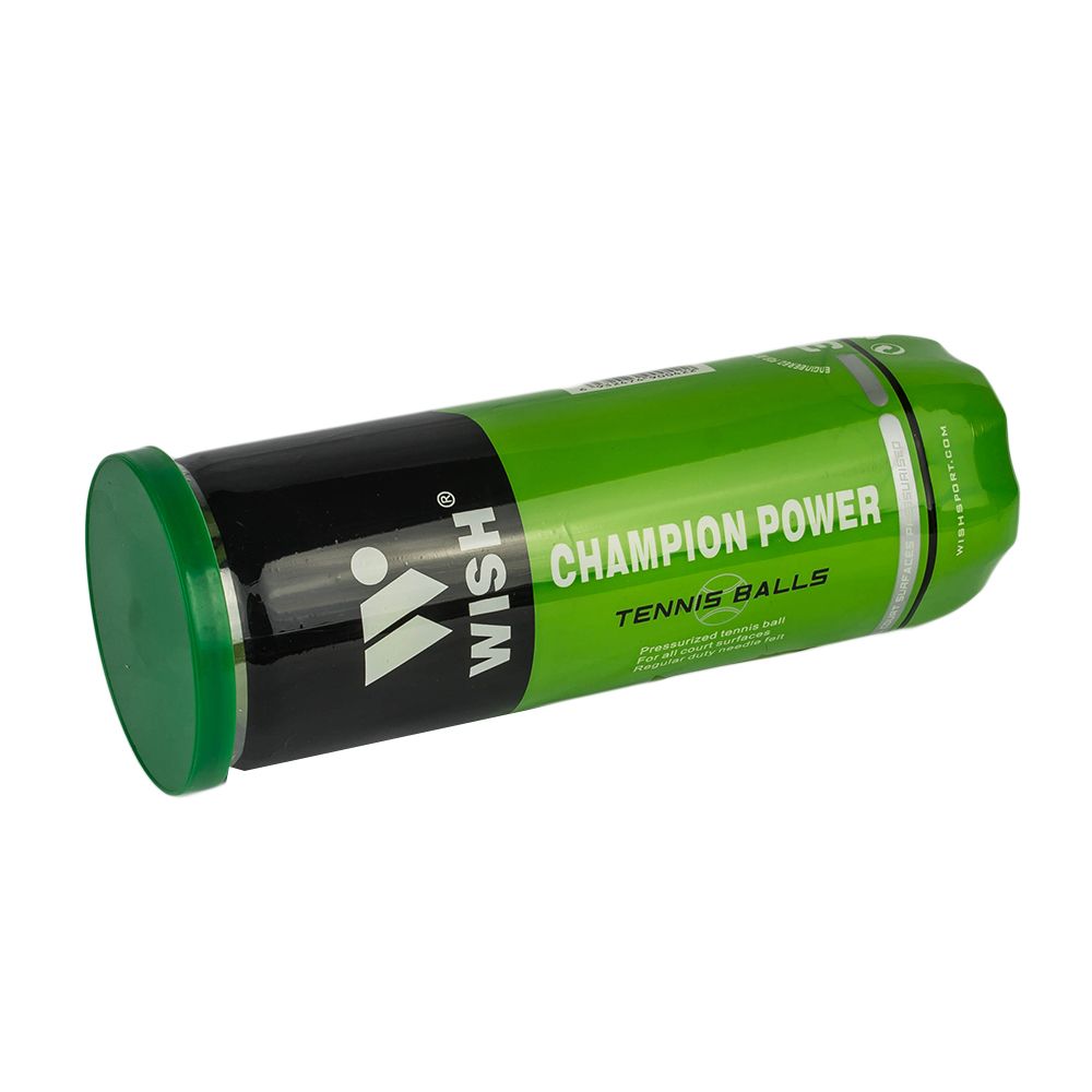 WISH Lawn Tennis Ball Champion Power 630 For Grass and Hard Court- Rubber-3 Tennis Balls
