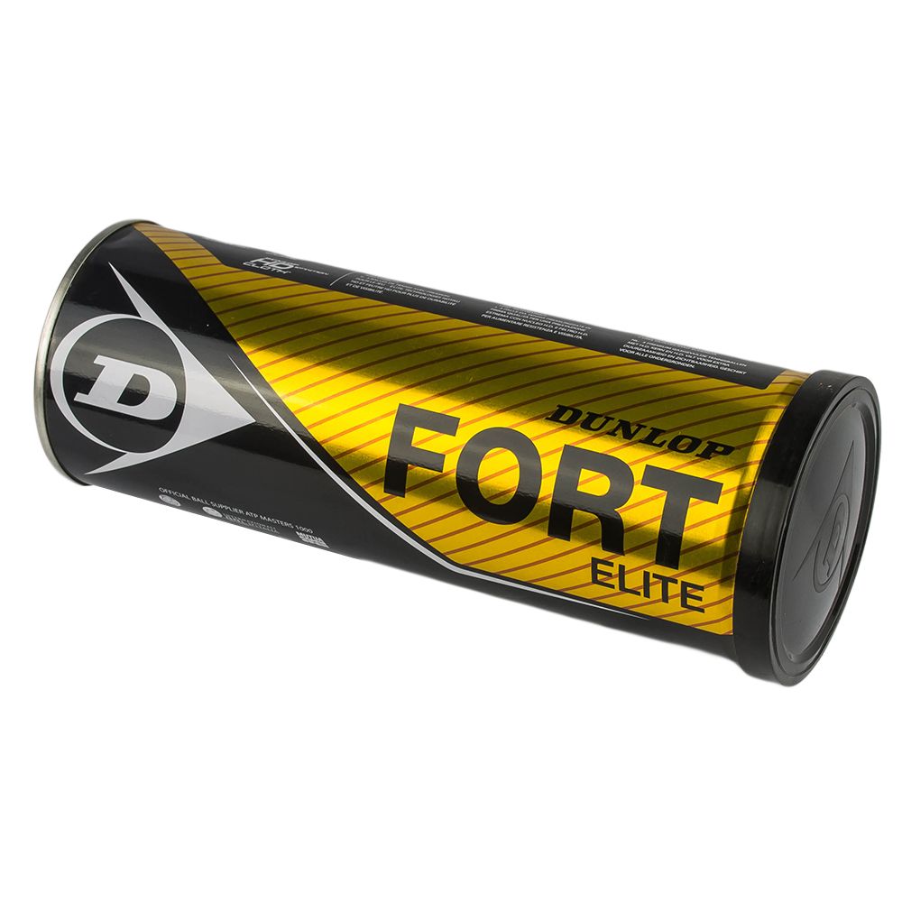 Dunlop Lawn Tennis Fort Elite 6 Rubber  Balls for Hard and Grass Court