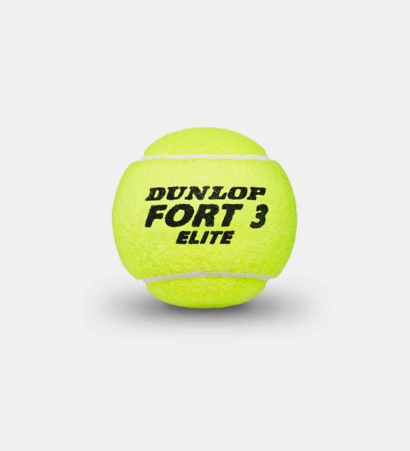 Dunlop Lawn Tennis Fort Elite 6 Rubber  Balls for Hard and Grass Court