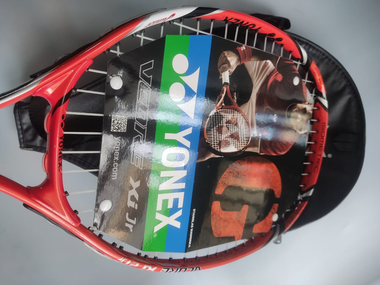 2 Yonex Isometric junior lawn tennis racket 21 inch Aluminium with 3 Tennis Balls WSH Champion 610