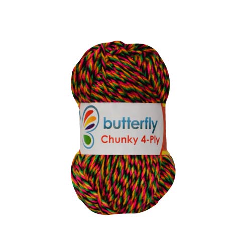 5 Pack x 100g Rainbow Yarn Acrylic Multi Colored with Vibrant Colors Soft Color Changing Ideal for Knitting and Crocheting Crafts,