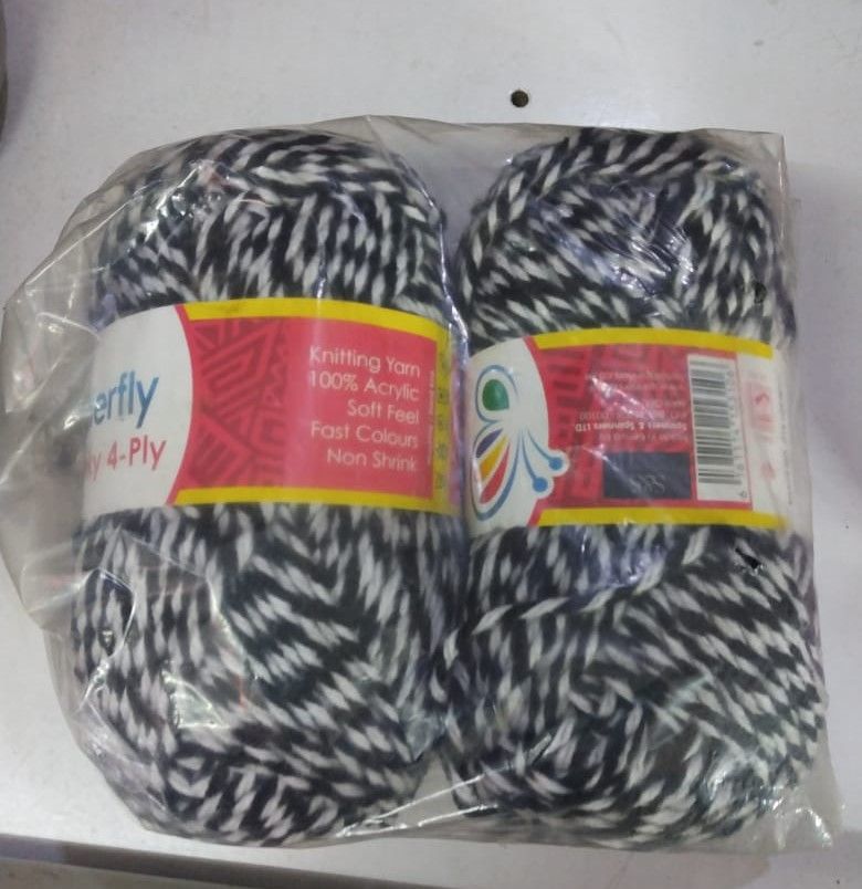 5 Pack x 100g Rainbow Yarn Acrylic Multi Colored with Vibrant Colors Soft Color Changing Ideal for Knitting and Crocheting Crafts,