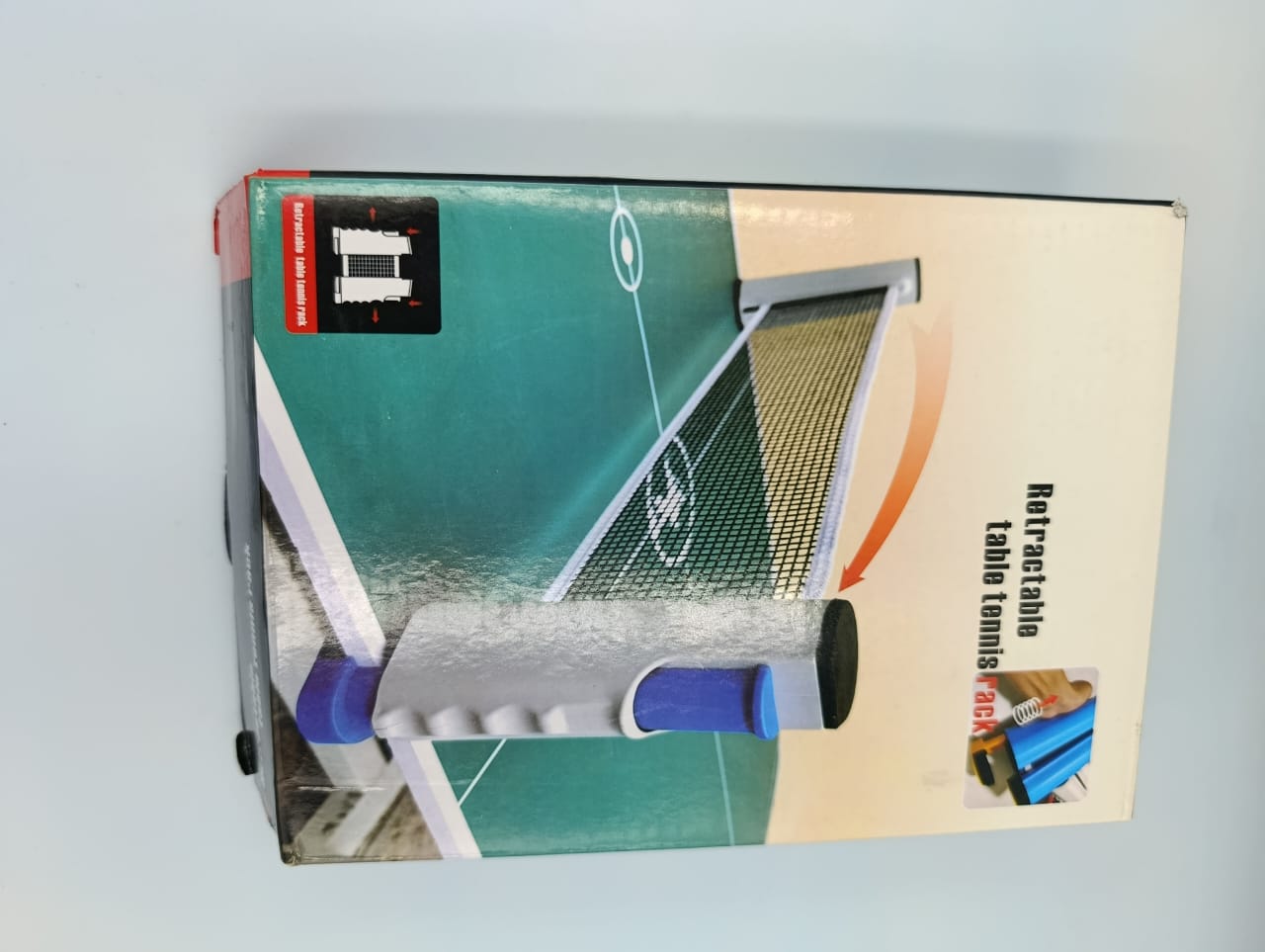 Retractable Table Tennis Net – Portable Ping Pong Table Tennis Net for Any Table, Easy Setup, Indoor & Outdoor Table Tennis for Home (Full Set (TT Net + 2 TT Bats + 3 Balls))