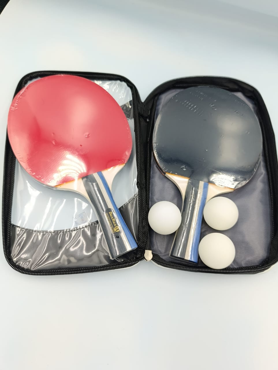 Retractable Table Tennis Net – Portable Ping Pong Table Tennis Net for Any Table, Easy Setup, Indoor & Outdoor Table Tennis for Home (Full Set (TT Net + 2 TT Bats + 3 Balls))