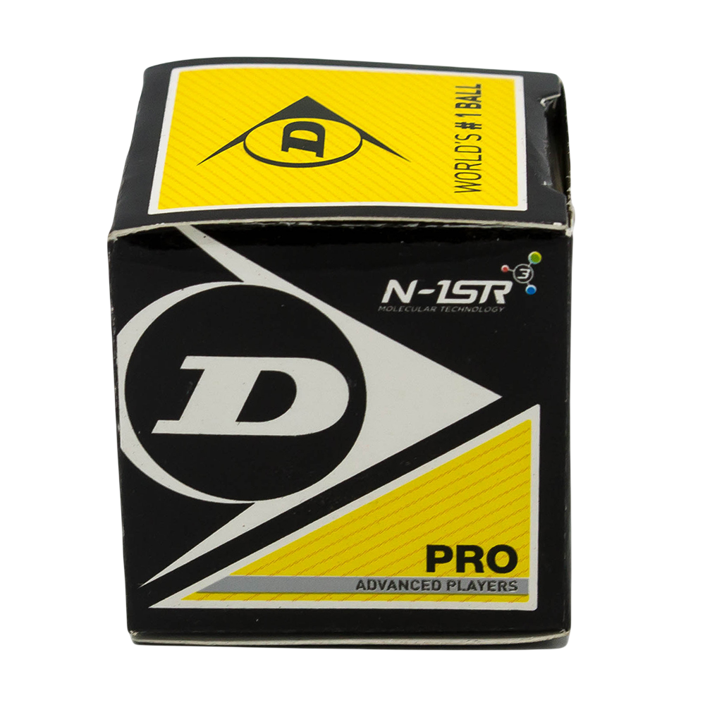 Dunlop Rubber Squash Ball Double Yellow Point Squash Balls Game Speed Rubber Ball For Tournament Player