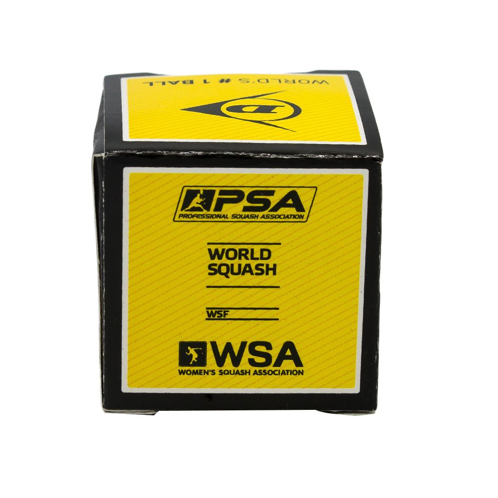 Dunlop Rubber Squash Ball Double Yellow Point Squash Balls Game Speed Rubber Ball For Tournament Player