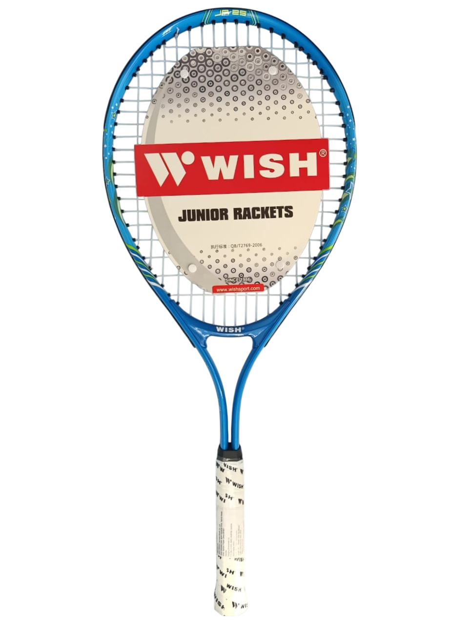 Wish Junior Tennis Racket 25 Inches with Cover Bag Lightweight Aluminium Alloy Racquet for Children WISH No. 2500