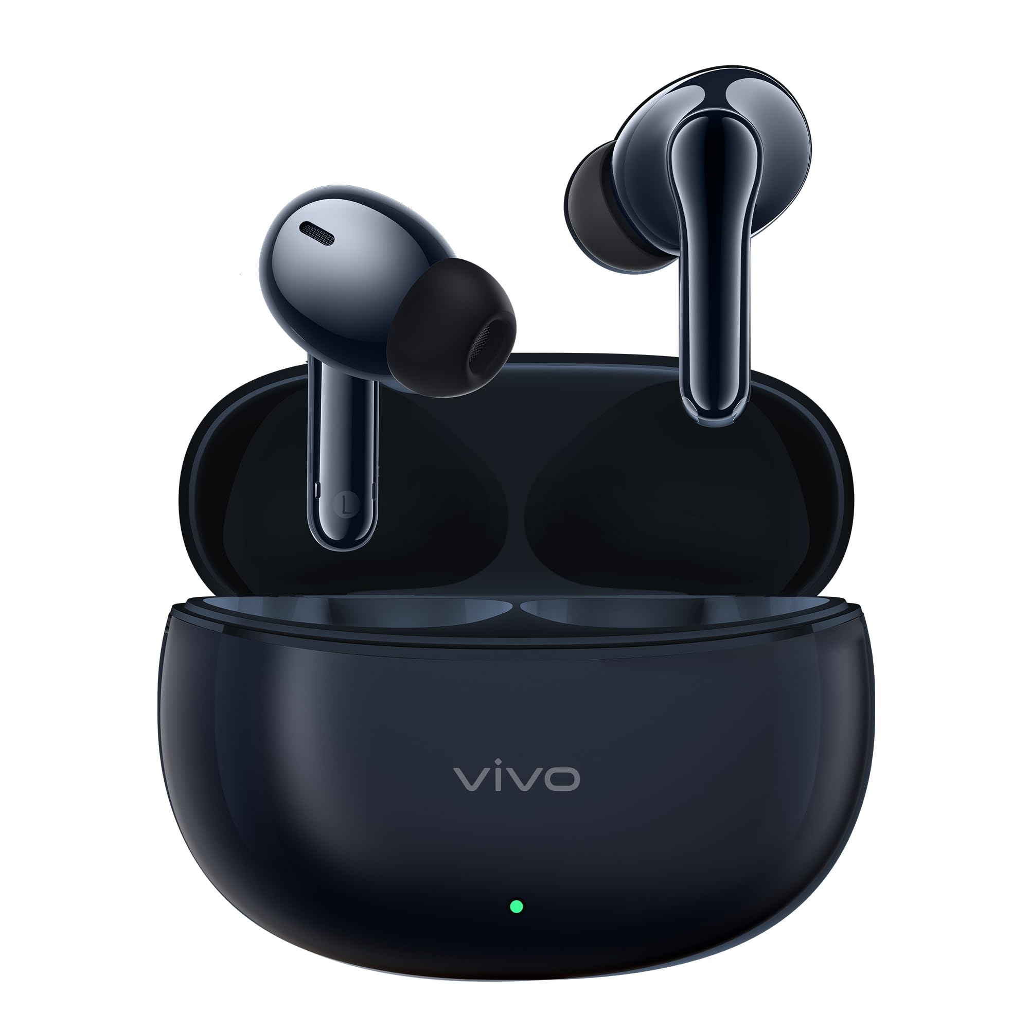 vivo TWS 3e buds up-to 30dB Active Noise Cancellation |up-to 42 Hrs battery life Bluetooth  (Dark Indigo, True Wireless)