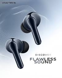 vivo TWS 3e buds up-to 30dB Active Noise Cancellation |up-to 42 Hrs battery life Bluetooth  (Dark Indigo, True Wireless)