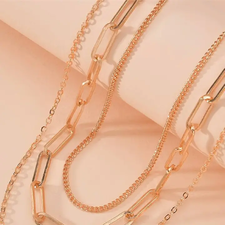 3pcs/set Women Necklace Ladies Necklace Sets Fashion Girl's Jewelry Sets Luxury Pearl Necklace