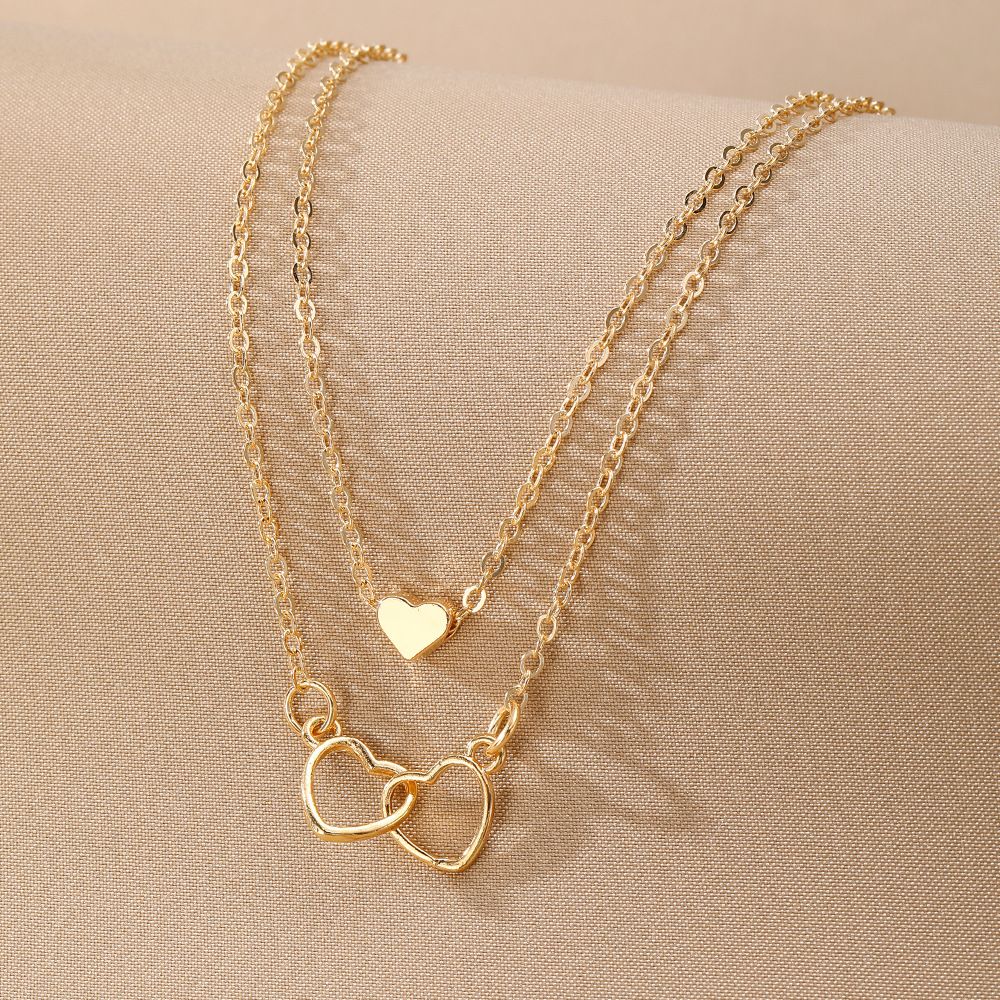 2pcs/set Women Necklace Ladies Jewelry Sets Fashion Girl's Necklace