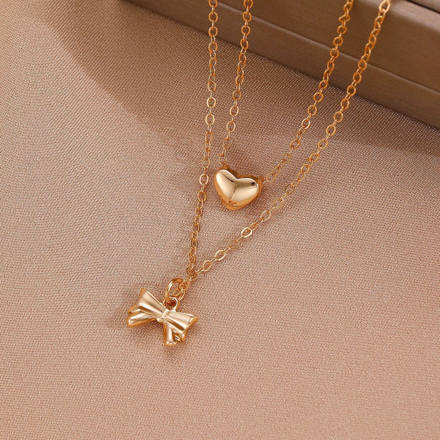 2pcs/set Women Necklace Ladies Jewelry Sets Fashion Girl's Necklace