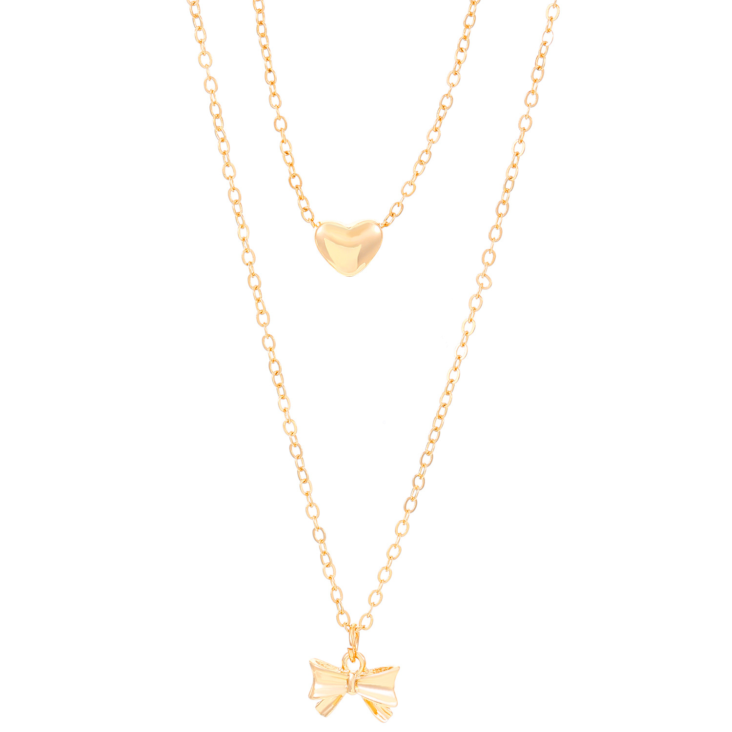 2pcs/set Women Necklace Ladies Jewelry Sets Fashion Girl's Necklace