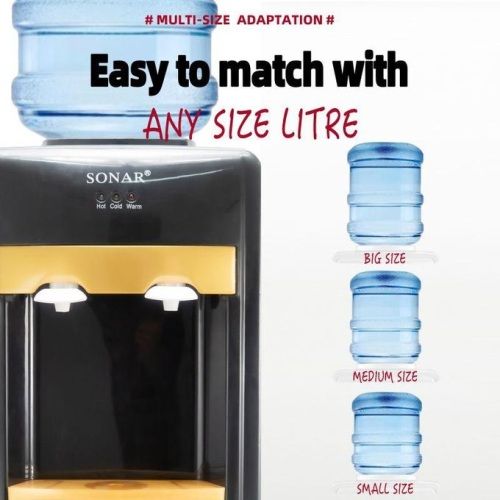 Sonar B5C Hot & Cold Standing Water Dispenser - Black/Golden (1YR WRTY)