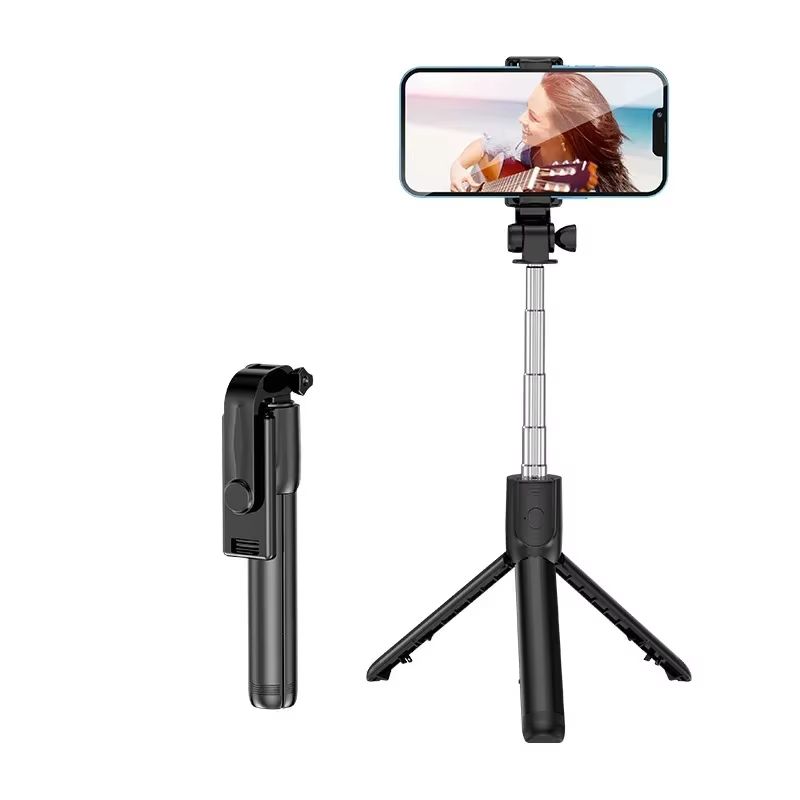 Selfie Stick Tripod with Light Portable Phone Tripod for iPhone 15 Pro Max/15/14 Pro/14/13/12/11 Samsung S22 S21 S20 Android