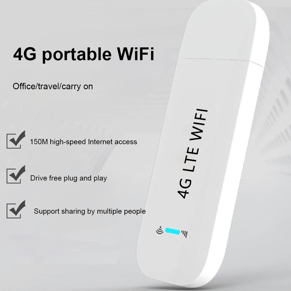 4G Wifi Router 3G 4G LTE Wireless Portable WIFI Mobile Hotspot Firewall WiFi Repeater USB Dongle Car Wi-fi Router Sim Card Slot