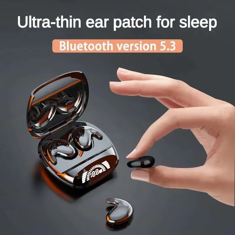 New Sleep Invisible Headset Ipx5 Waterproof Wireless Bluetooth 5.3 Earphone With Mic For TWS Sports Stereo Headphones For Phone