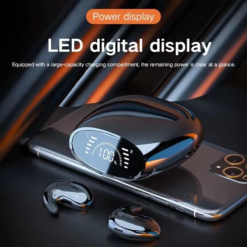Mini Headphones Bluetooth Invisible Wireless Headset,Sleep Earphone With Mic Sports Waterproof in-Ear Earbuds for Small Ears