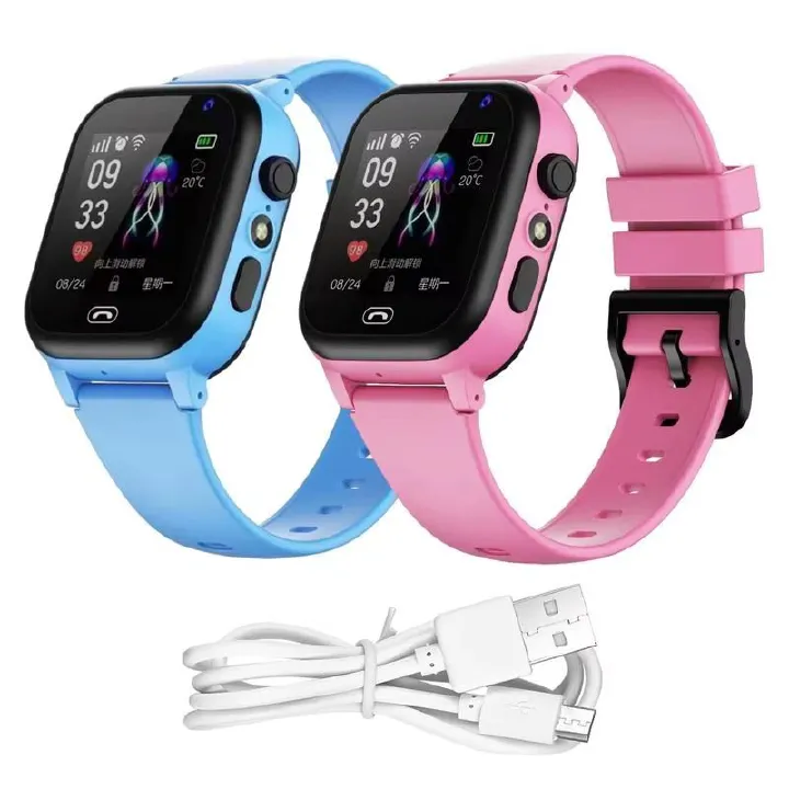 Kid Smart Watch 2025 New S Im Card Smartwatch For Children Sos Call Phone Camera Voice Chat Photo Boy Girl Christmas Gift