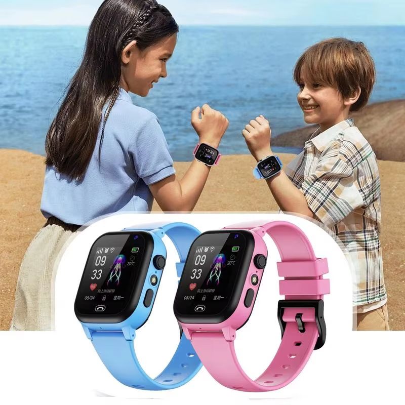 Kid Smart Watch 2025 New S Im Card Smartwatch For Children Sos Call Phone Camera Voice Chat Photo Boy Girl Christmas Gift
