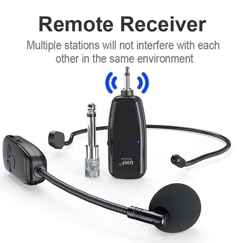 Wireless Headset Microphone For Voice Amplifiers Wireless Microphone Headset Wireless Microphone Headset For Teaching