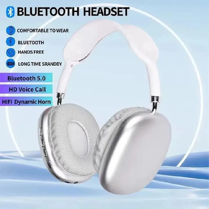 New Air Max P9 Pro Wireless Bluetooth Headphones Hifi Stereo Noise Cancelling Waterproof Mic Pods Over Ear Sports Gaming Headset