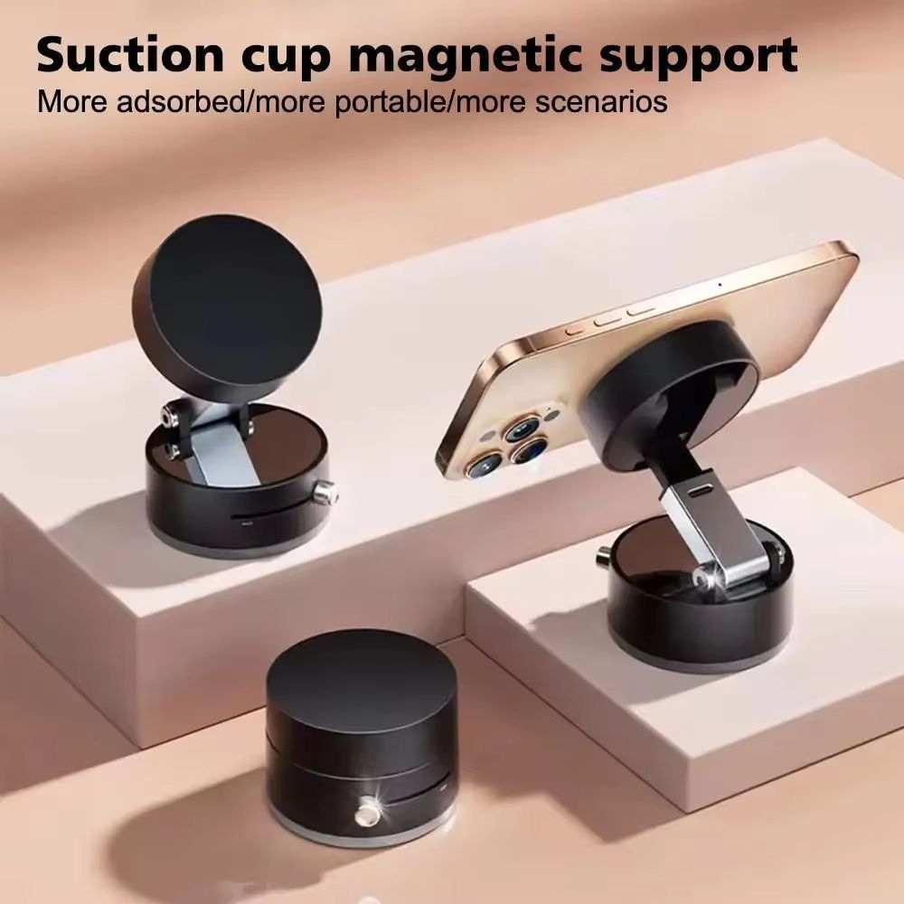 Car Mount Magnetic Absorption Foldable Navigation Stable Vacuum Magnetic Suction Universal Phone Holder