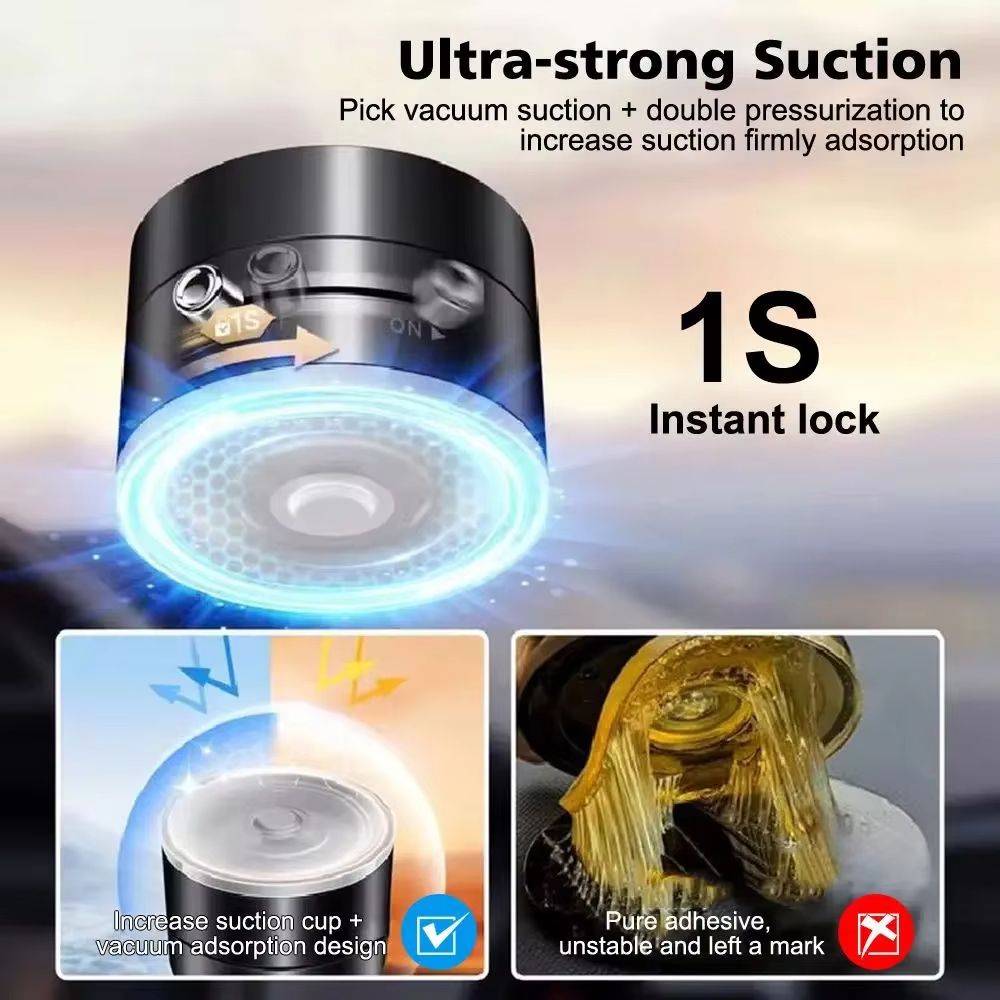 Car Mount Magnetic Absorption Foldable Navigation Stable Vacuum Magnetic Suction Universal Phone Holder