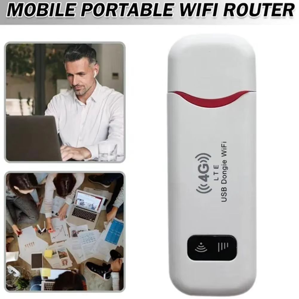 4G LTE USB Portable WiFi 150Mbps Wireless WiFi Mobile Router SIM Card Network Card Pocket WiFi Hotspot Router For Home Office