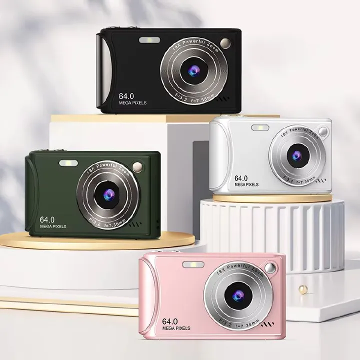 4K Digital Camera Autofocus Vlogging Camera HD 36MP Entry-level Student Camera 2.4 Inch Screen 18X Zoom for Photography Video