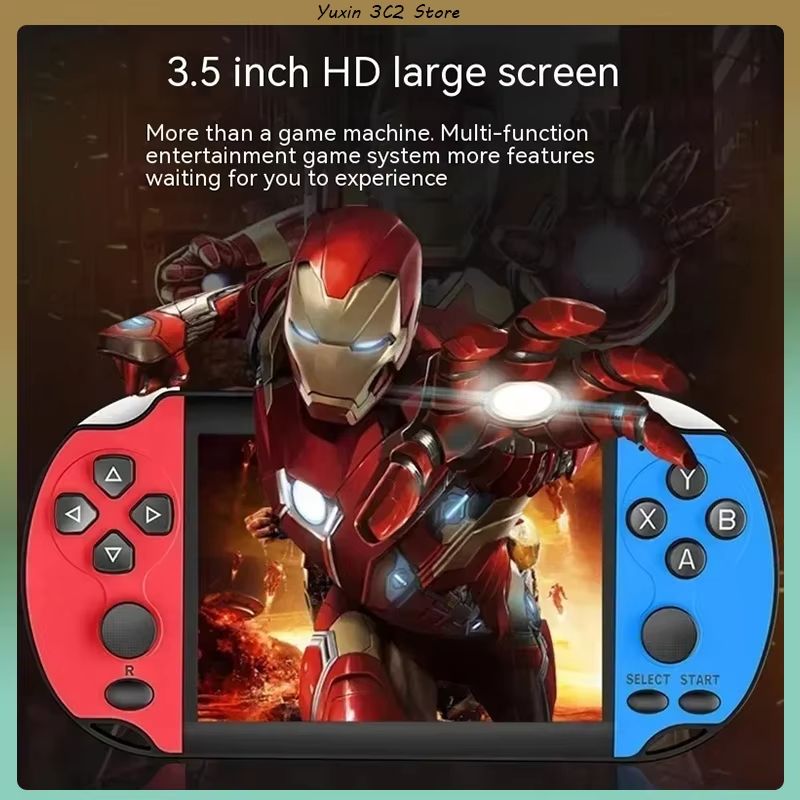 X7s Joystick Game Console 3.5 Inch Large Screen Psp Handheld Game Console Wired Dual Joystick Mini Arcade Game Children Gifts