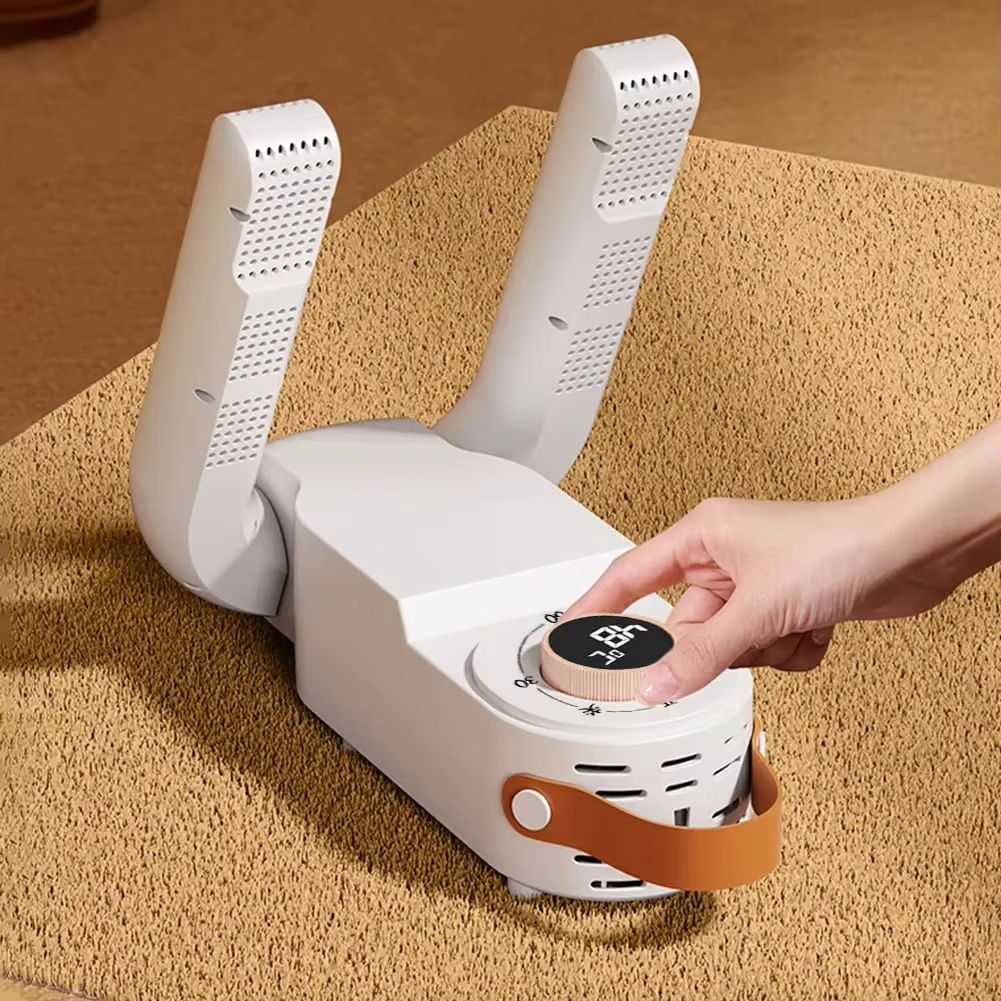 New Smart Shoe Dryer Shoe Dryer Multi-functional Folding Temperature Control Timed Ultraviolet Deodorization Shoe Rack