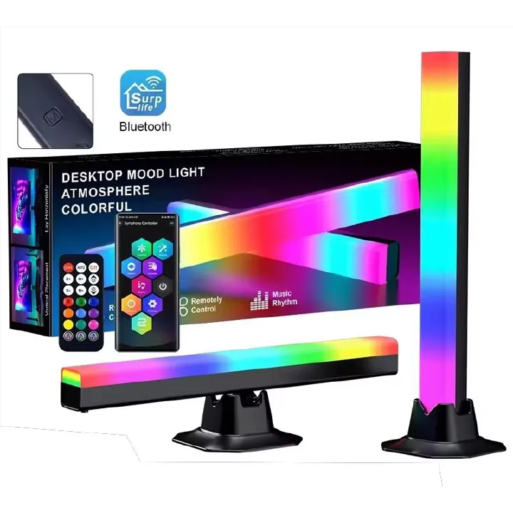 Desktop RGB Computer Monitor Light Bar Music Rhythm LED Holiday Atmosphere Decoration LIght E-sports TV Background Wall Lighting