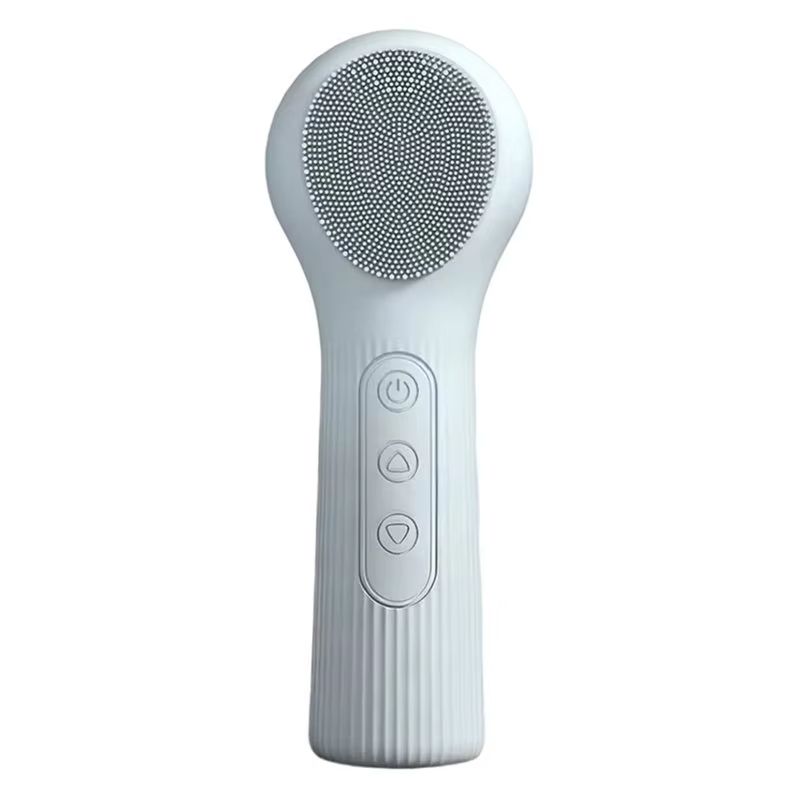 【SELL FAST 】Ultrasonic Facial Cleansing Brush Silicone Waterproof Cleansing Brush Household Handheld Deep Clean Face Cleaner Ski