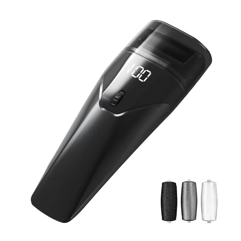 2025 New Electric Foot Grinder Electric Foot Callus Remover Exfoliating Foot Skin Repair Machine 100 Speed Endless Speed Light