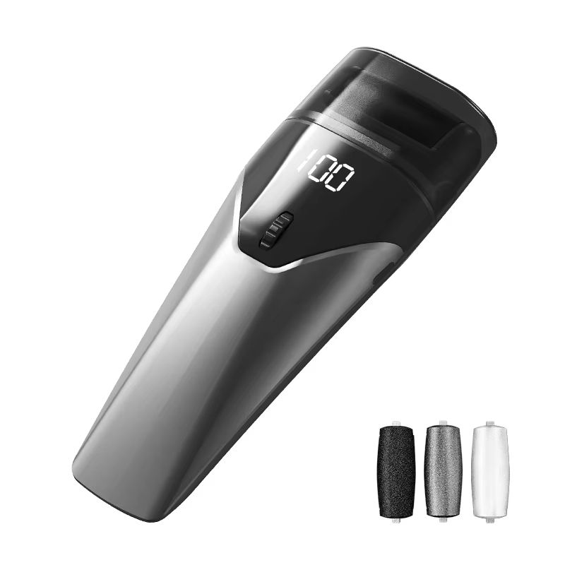 2025 New Electric Foot Grinder Electric Foot Callus Remover Exfoliating Foot Skin Repair Machine 100 Speed Endless Speed Light