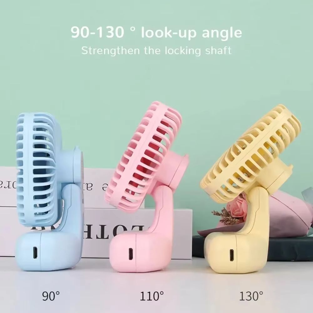 Desktop small fan mini handheld USB three speed cold windmill home office portable quiet outdoor simple portable summer