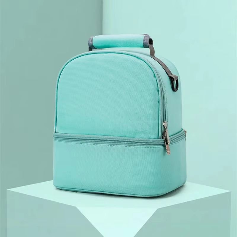 Practical Oxford Cloth Insulation Lunch Bag Thermal Bento Box Cooler Picnic Food Storage Container Mother Baby Backpack