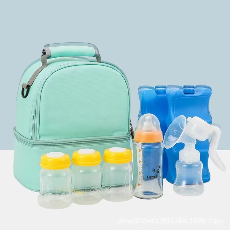 Practical Oxford Cloth Insulation Lunch Bag Thermal Bento Box Cooler Picnic Food Storage Container Mother Baby Backpack
