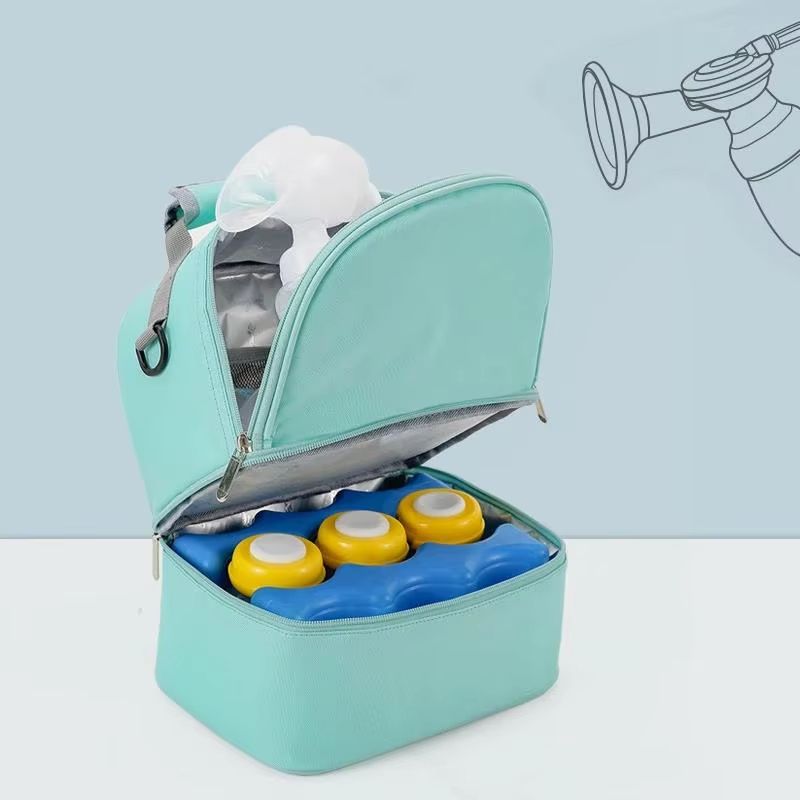 Practical Oxford Cloth Insulation Lunch Bag Thermal Bento Box Cooler Picnic Food Storage Container Mother Baby Backpack