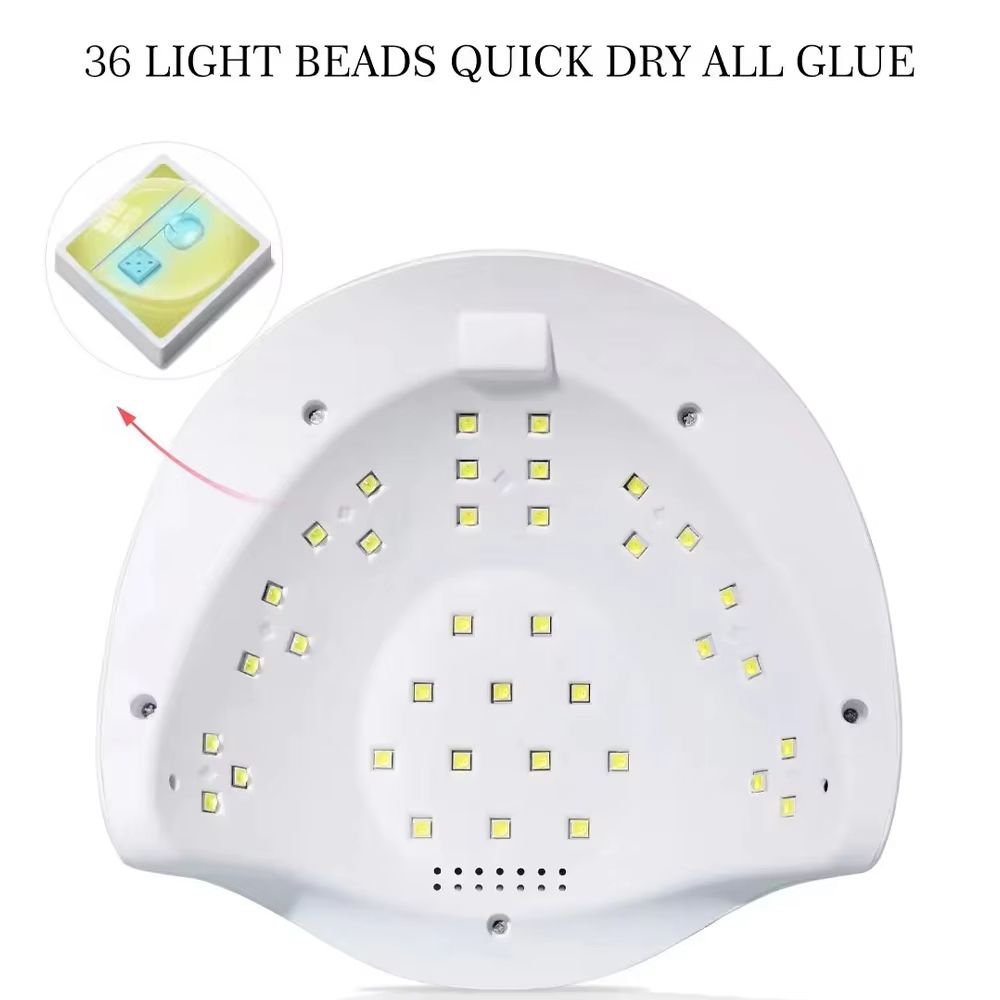 Sun x plus uv led lamp with 36 beads For Manicure Gel 120W Nail Dryer Nail Polish Lamp with 4 Timer setting Manicure Tools